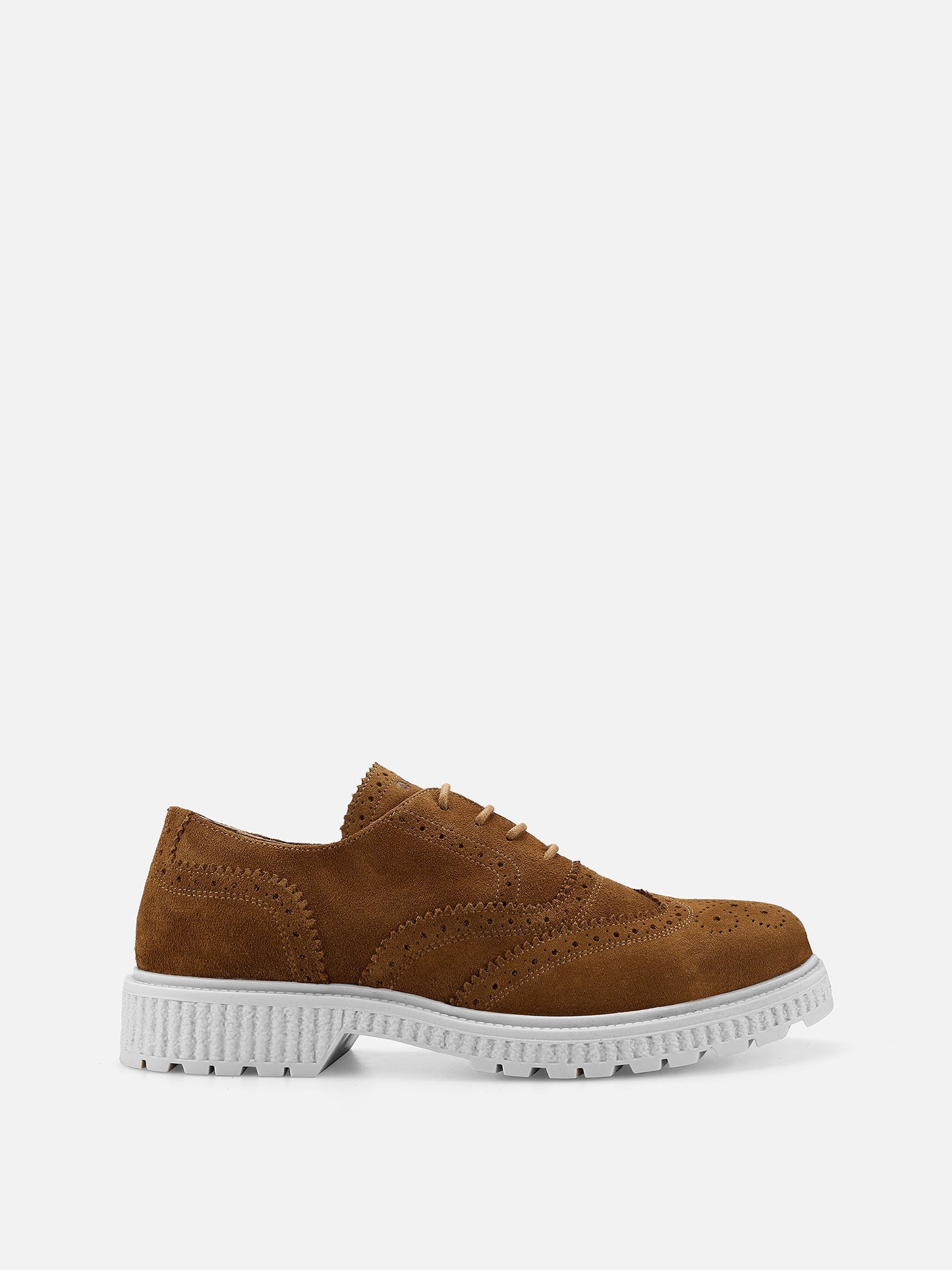 FULL Suede Oxfords - Cognac