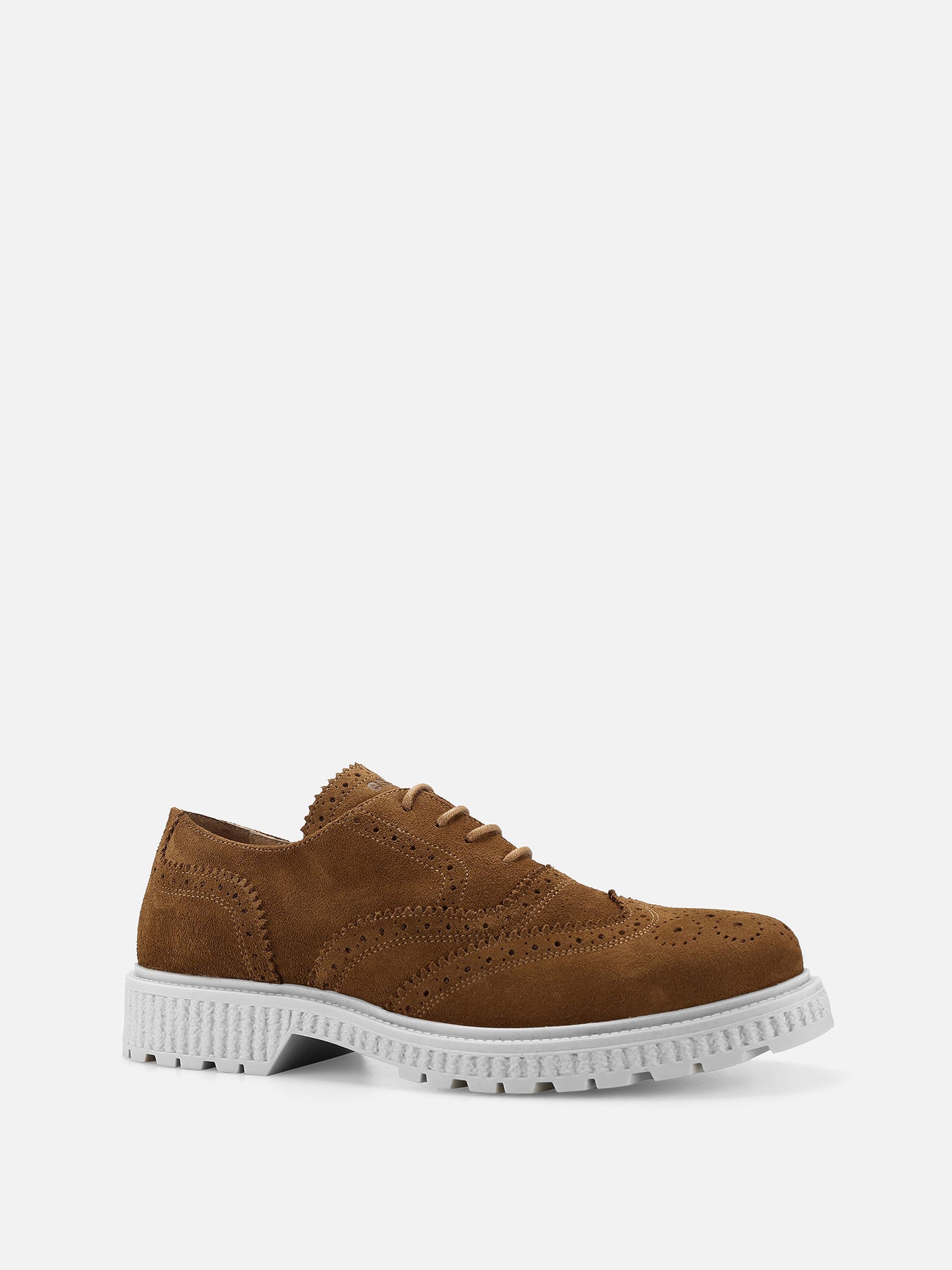 FULL Suede Oxfords - Cognac