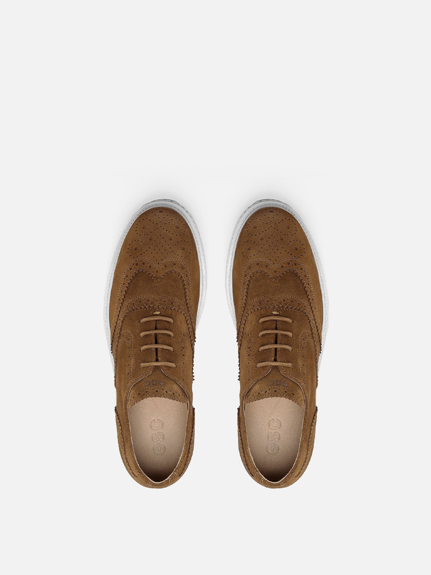 FULL Suede Oxfords - Cognac
