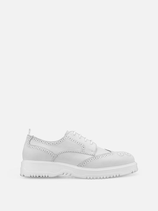 RAVELO Brogue Suede Shoes - White