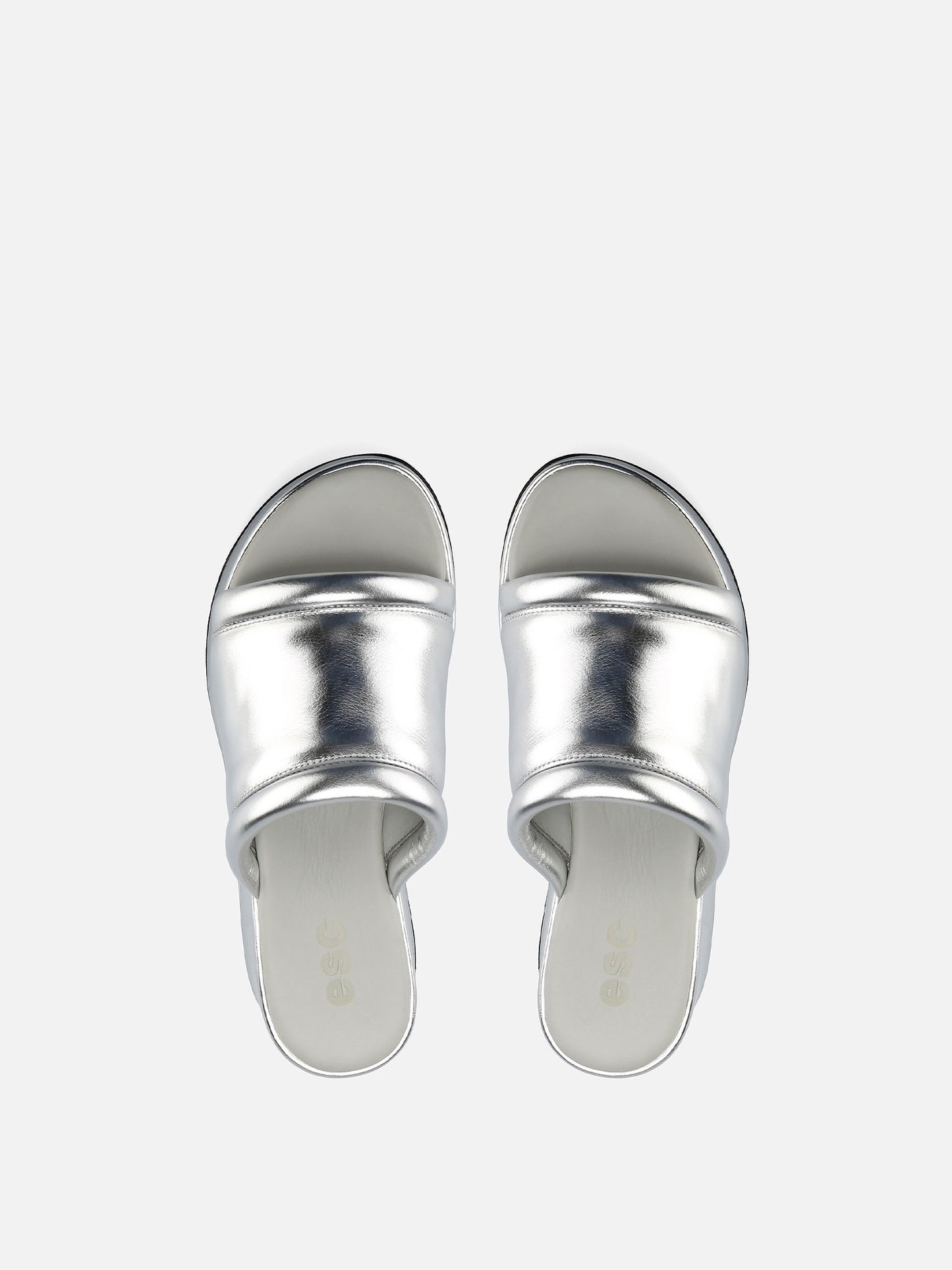 CAPRERA Plataform Sandals - Silver