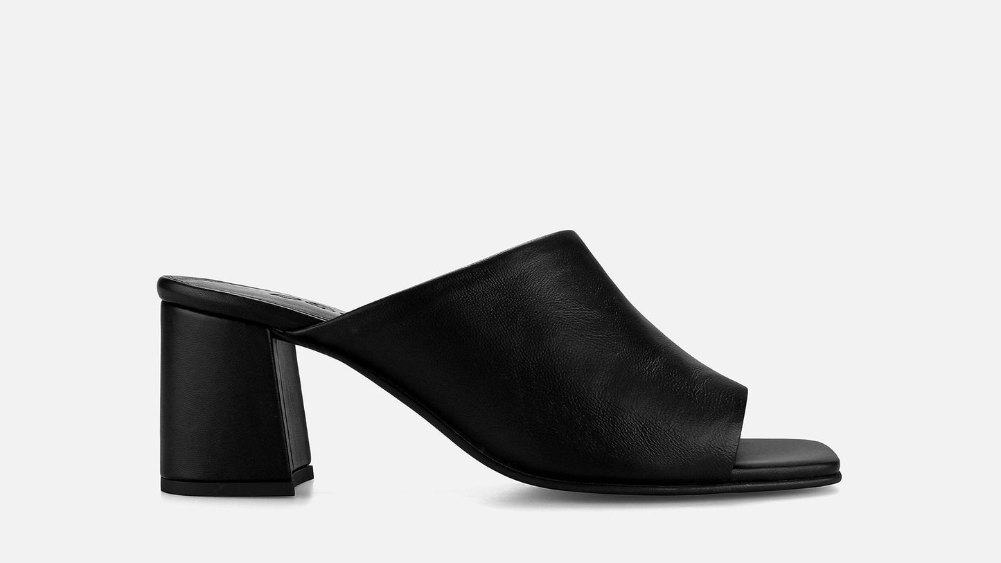 SCHIFFER Leather Sandals - Black