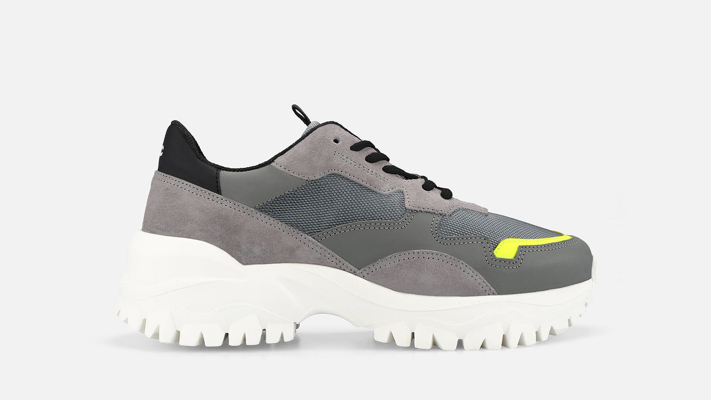 DAINTREE Street Leather Sneakers - Grey