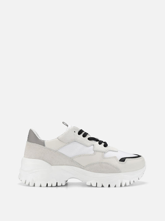 DAINTREE Street Leather Sneakers - White
