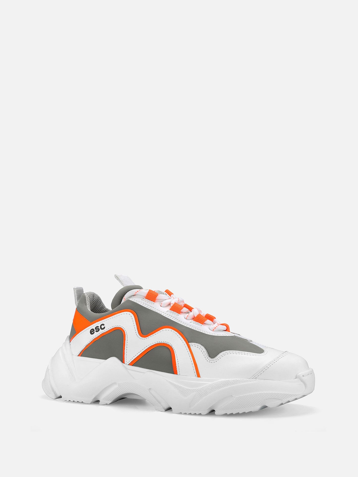 REYS Chunky Sneakers - Grey/Orange