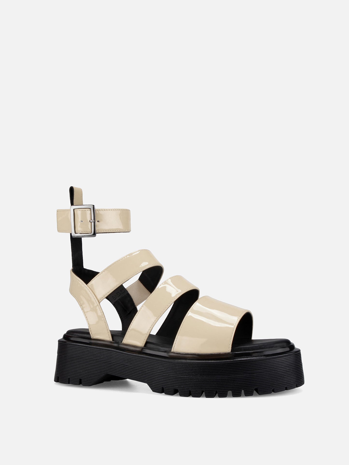 GLADY Leather Sandals - Beige
