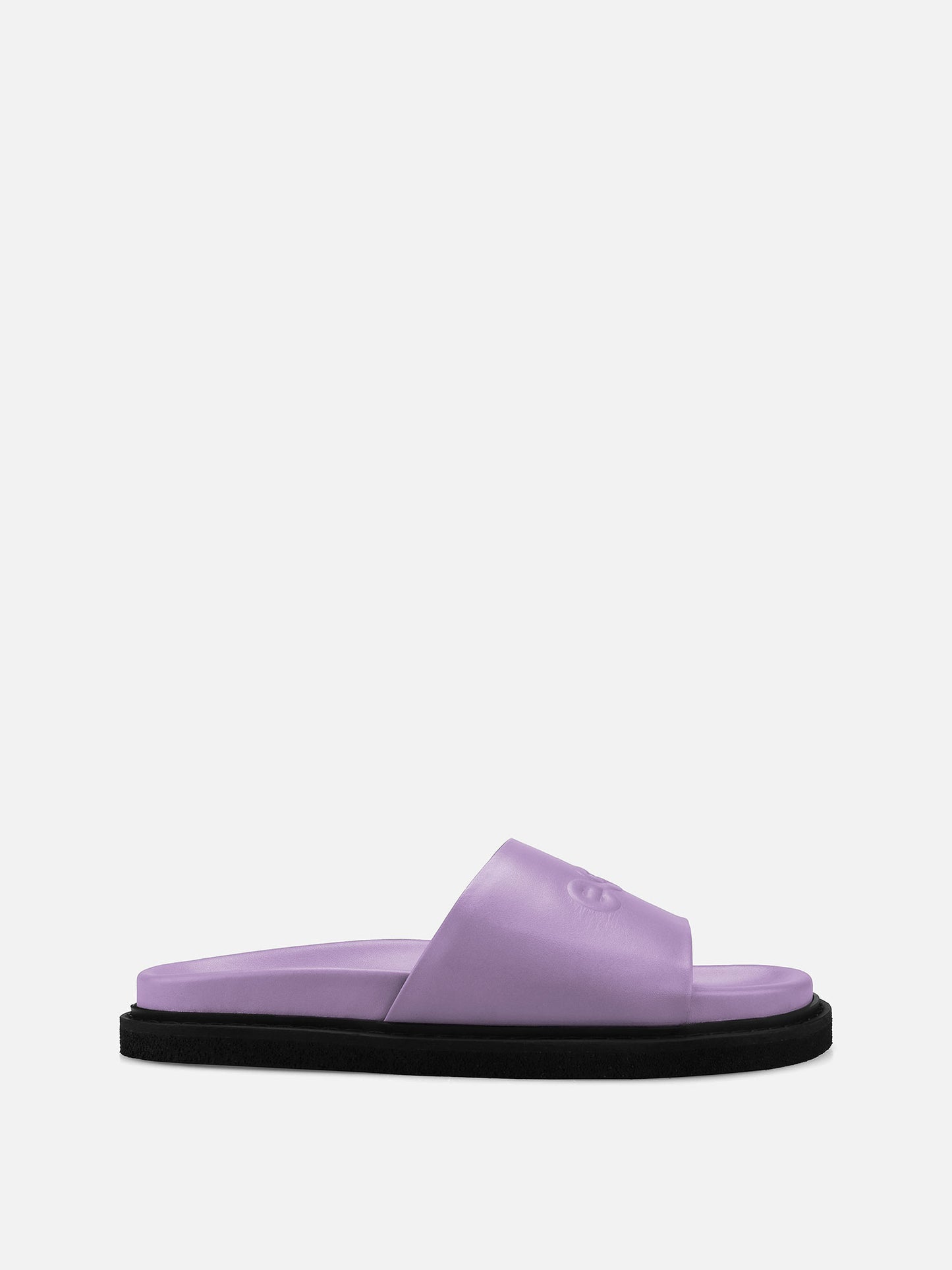 COLABA Leather Slides - Lilac