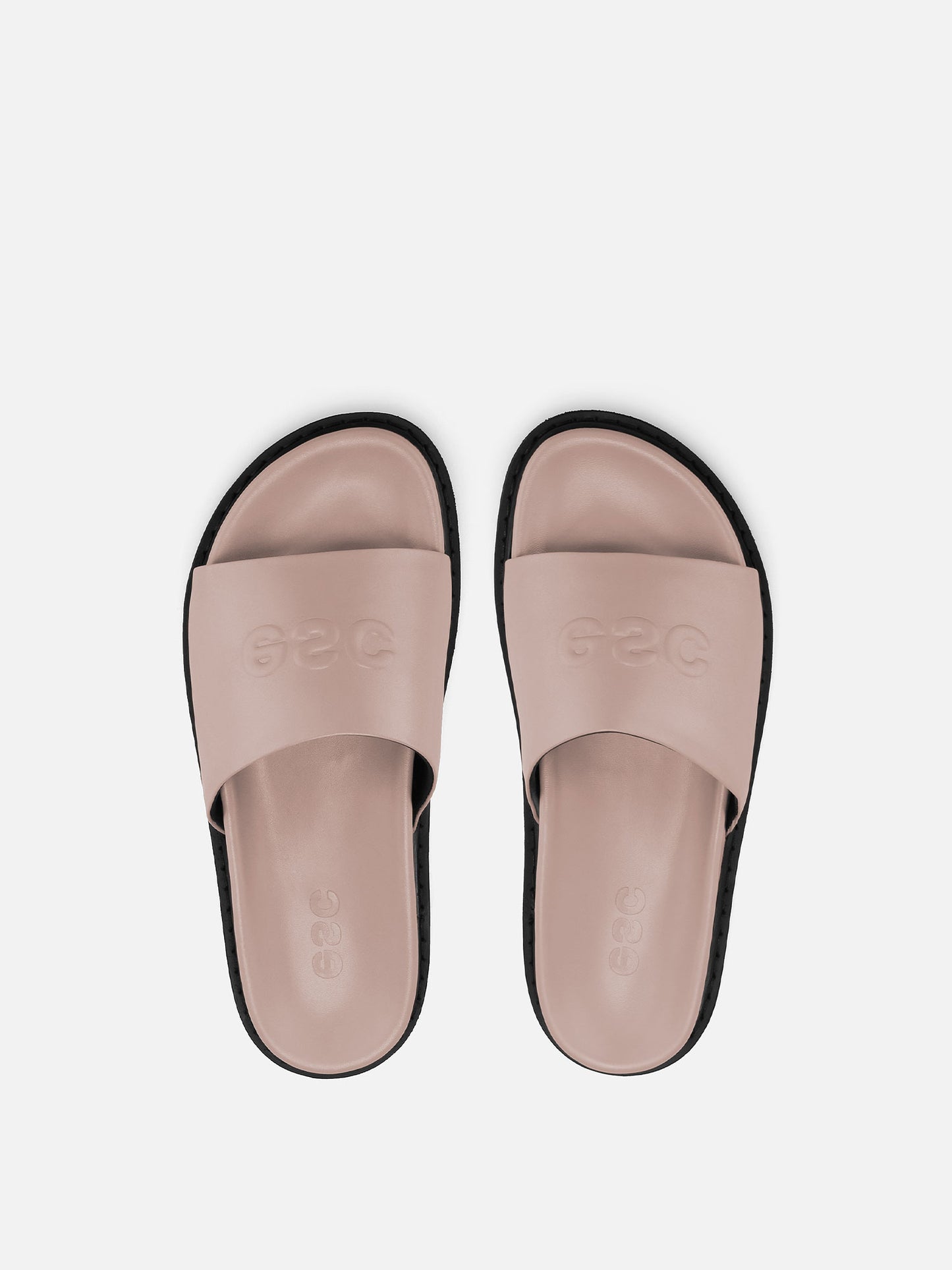 COLABA Leather Slides - Pink