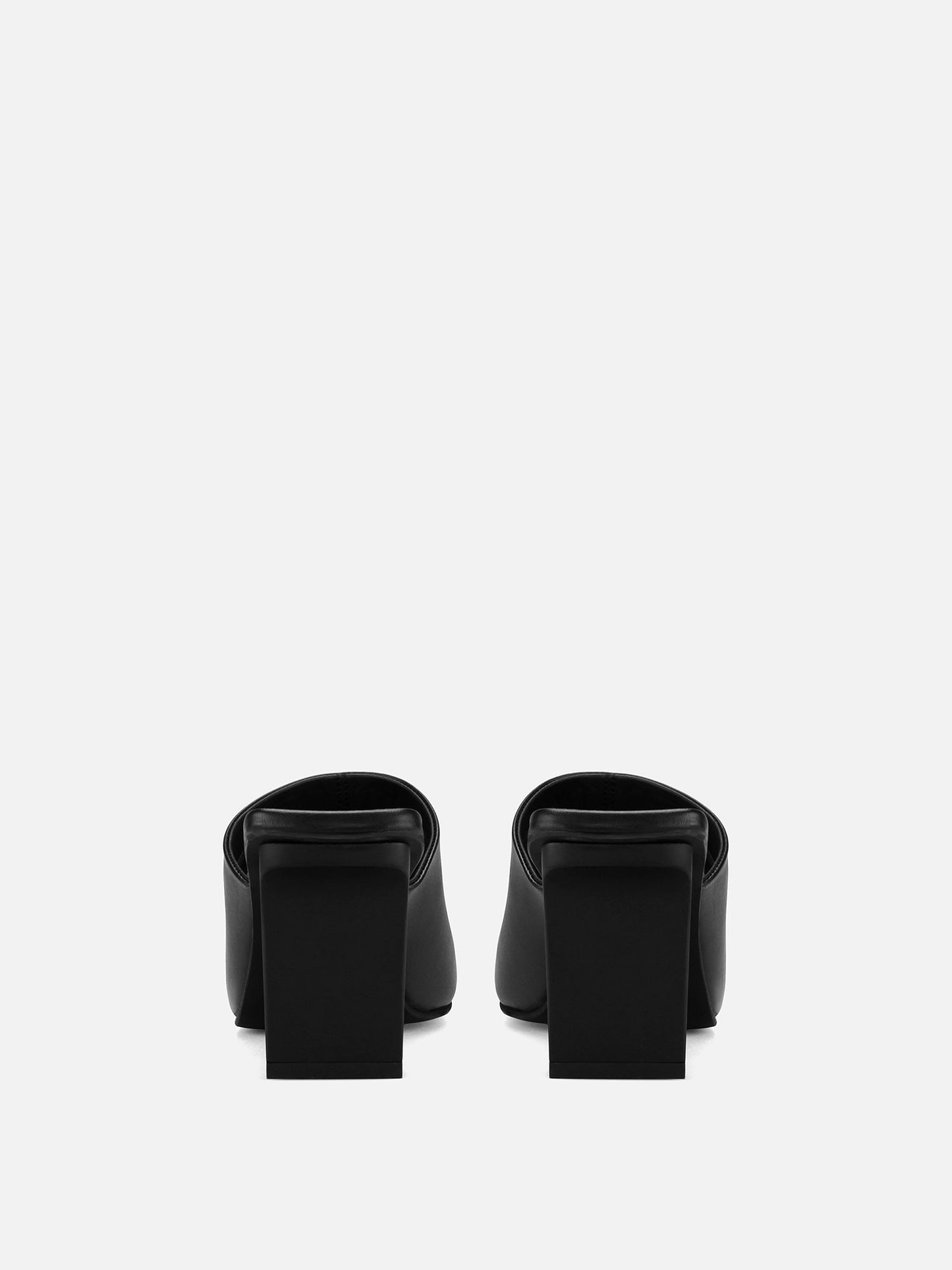 BESSIE Leather Sandals - Black