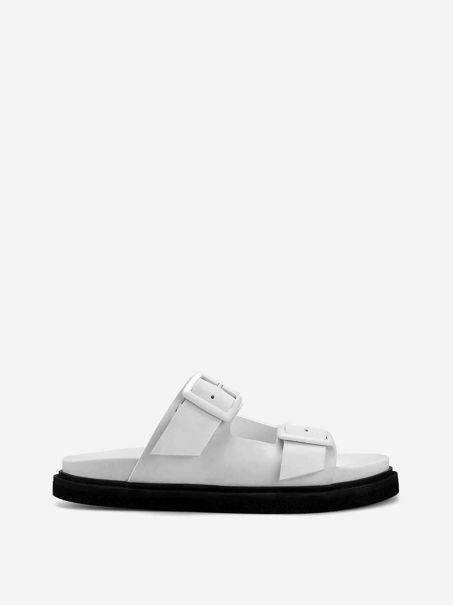 CARIBE Leather Sandals - White