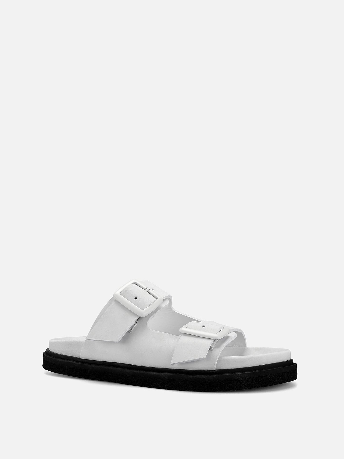 CARIBE Leather Sandals - White