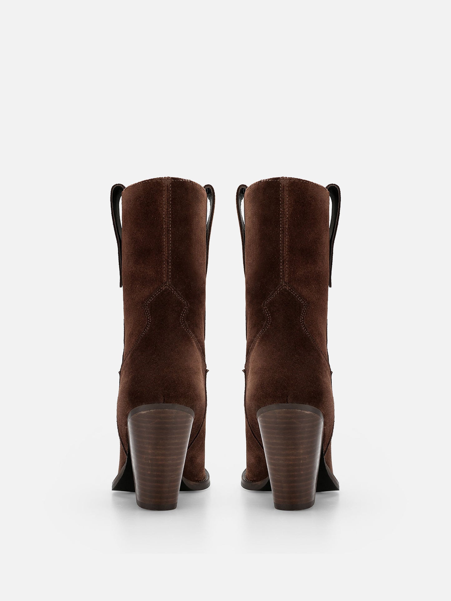 DOLLY Cowboy Leather Boots - Brown