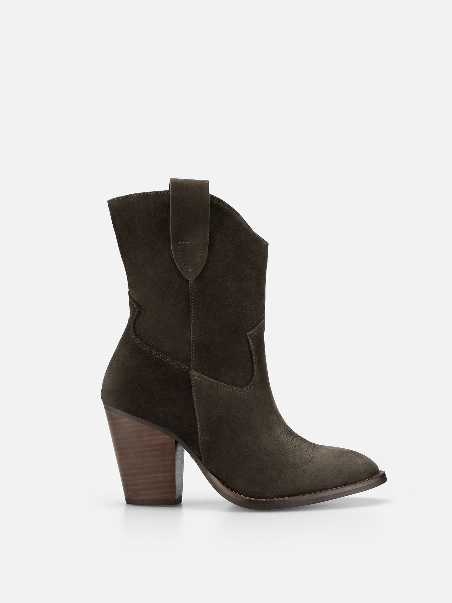 DOLLY Cowboy Leather Boots - Green