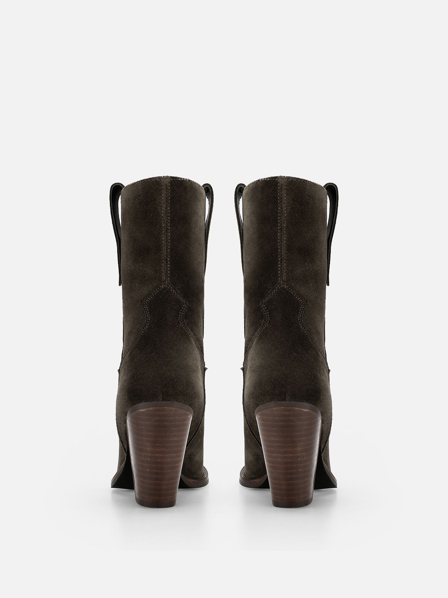DOLLY Cowboy Leather Boots - Green