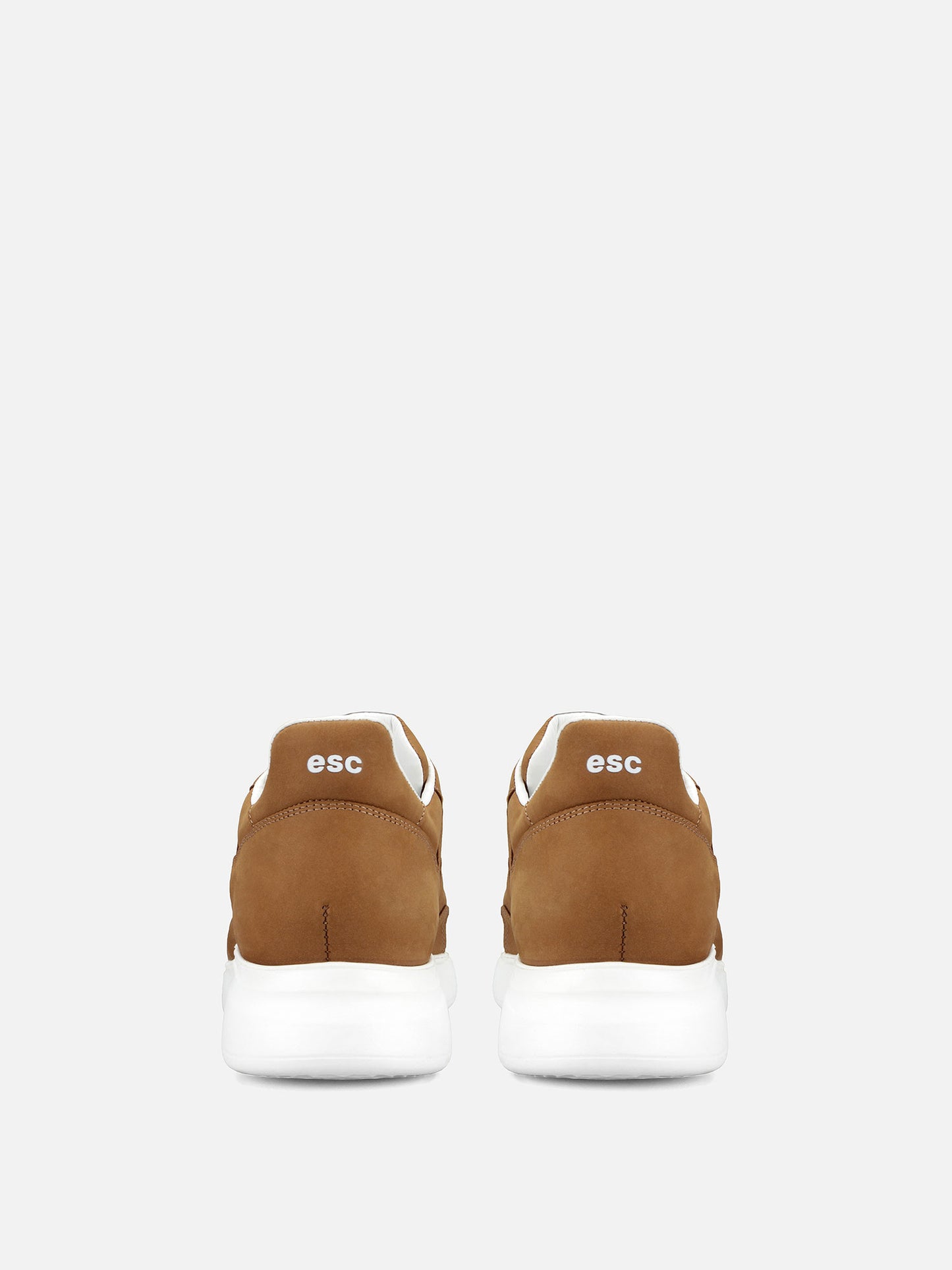 DRAG Trainer Leather Sneakers - Cognac
