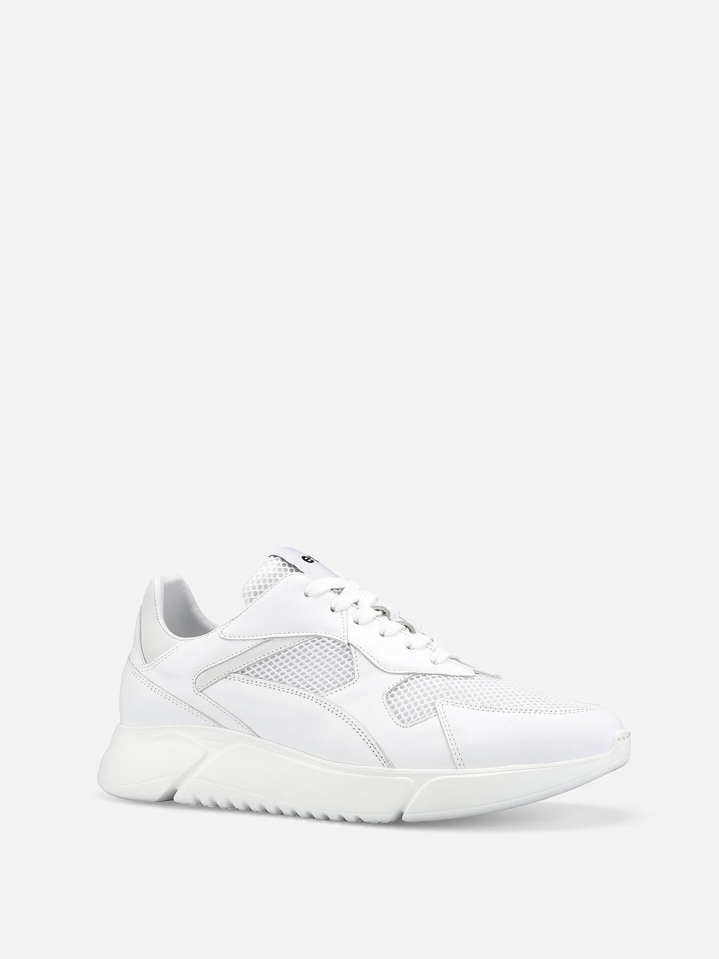 DRAGON Trainer Leather Sneakers - White