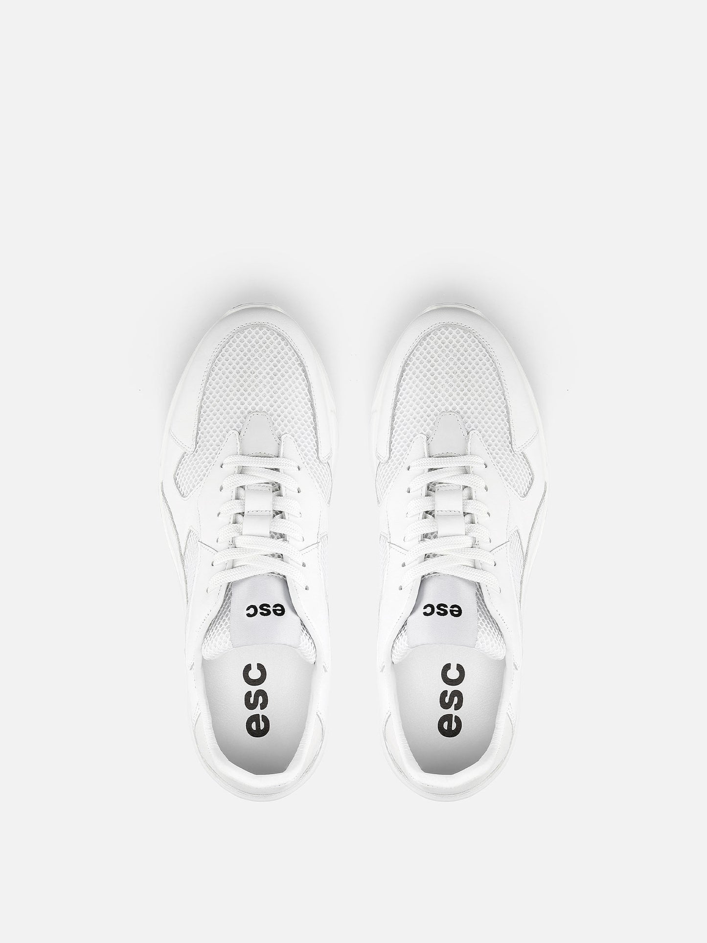 DRAGON Trainer Leather Sneakers - White