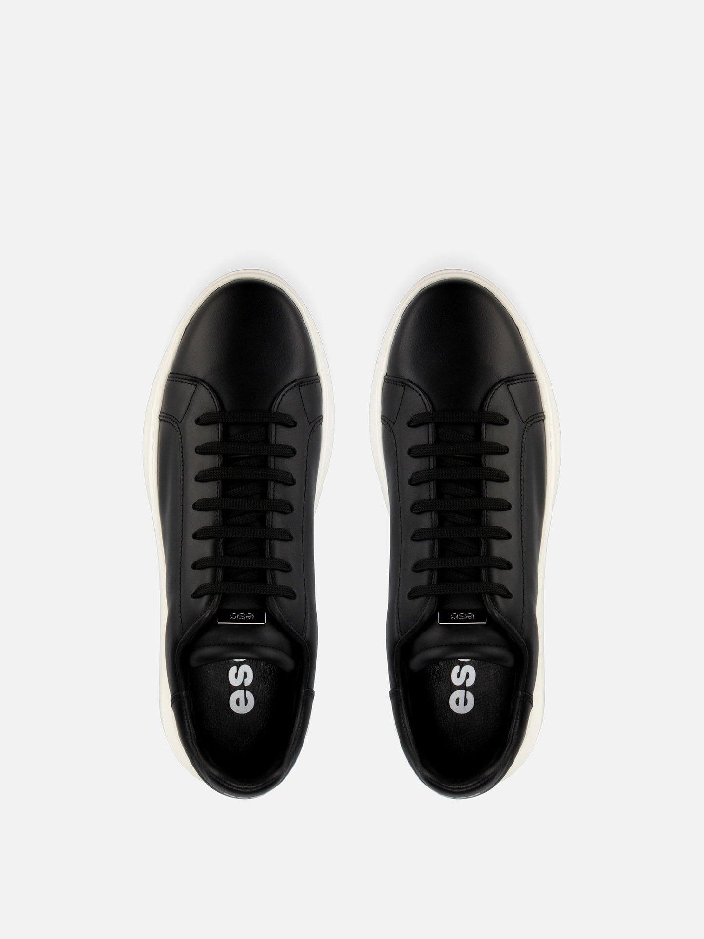 BOT Leather Sneakers - Black