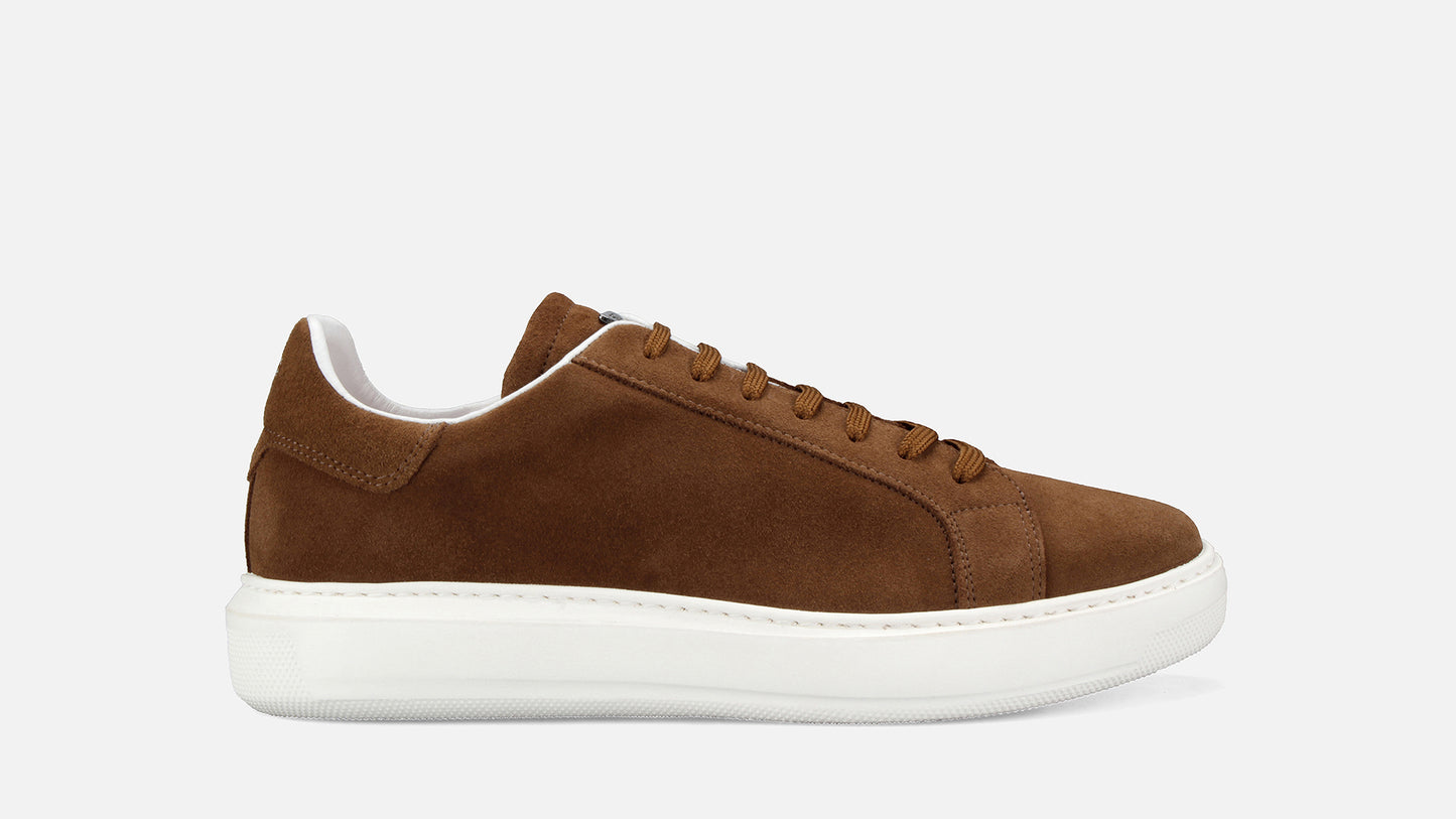 BOT Leather Sneakers - Cognac