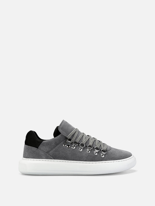 TROPHY Leather Sneakers - Grey