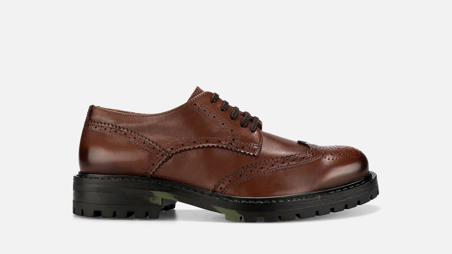 ZLATIL Brogue Shoes - Cognac