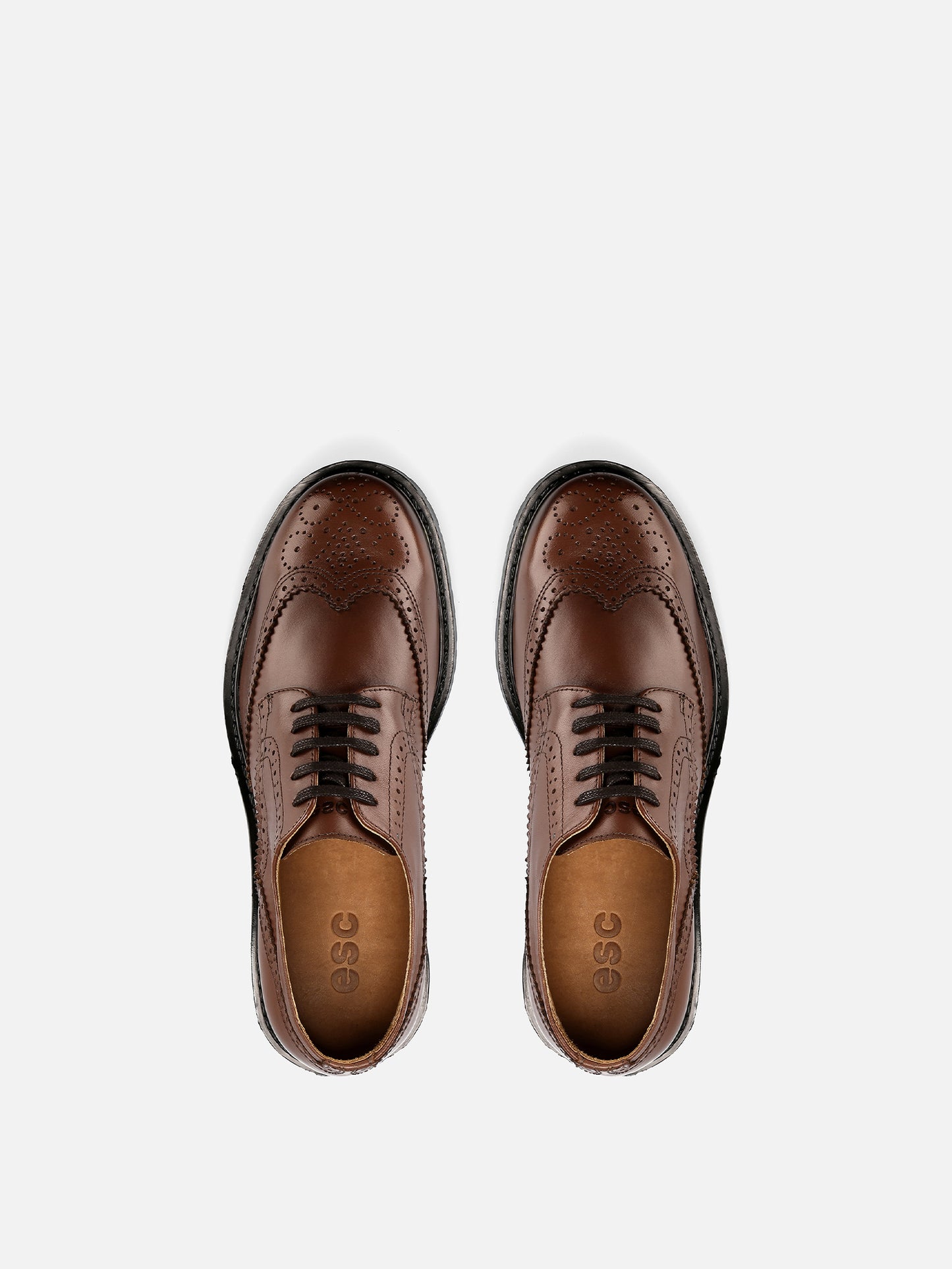 ZLATIL Brogue Shoes - Cognac