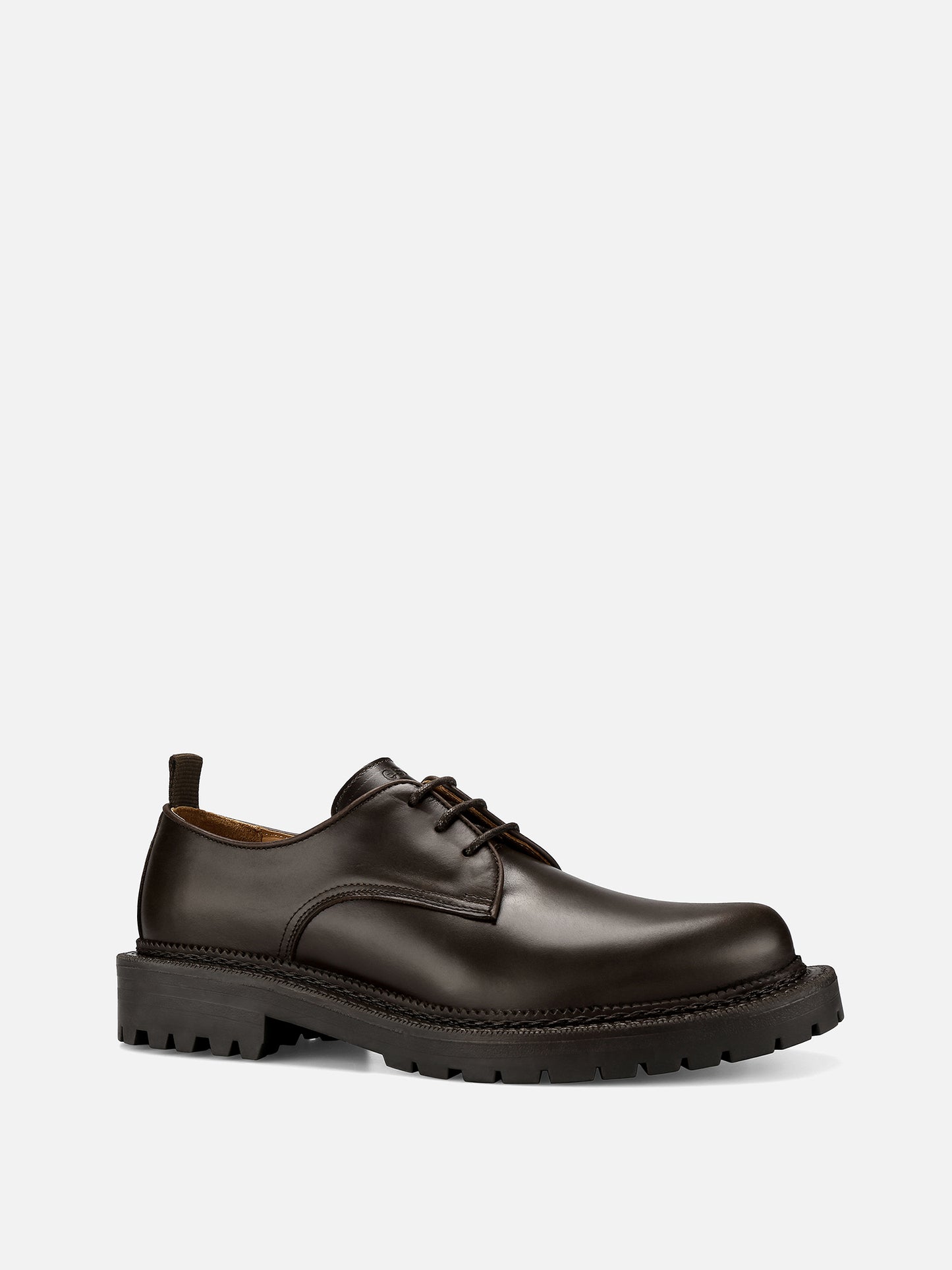 BRISTOL Derby Leather Shoes - Brown