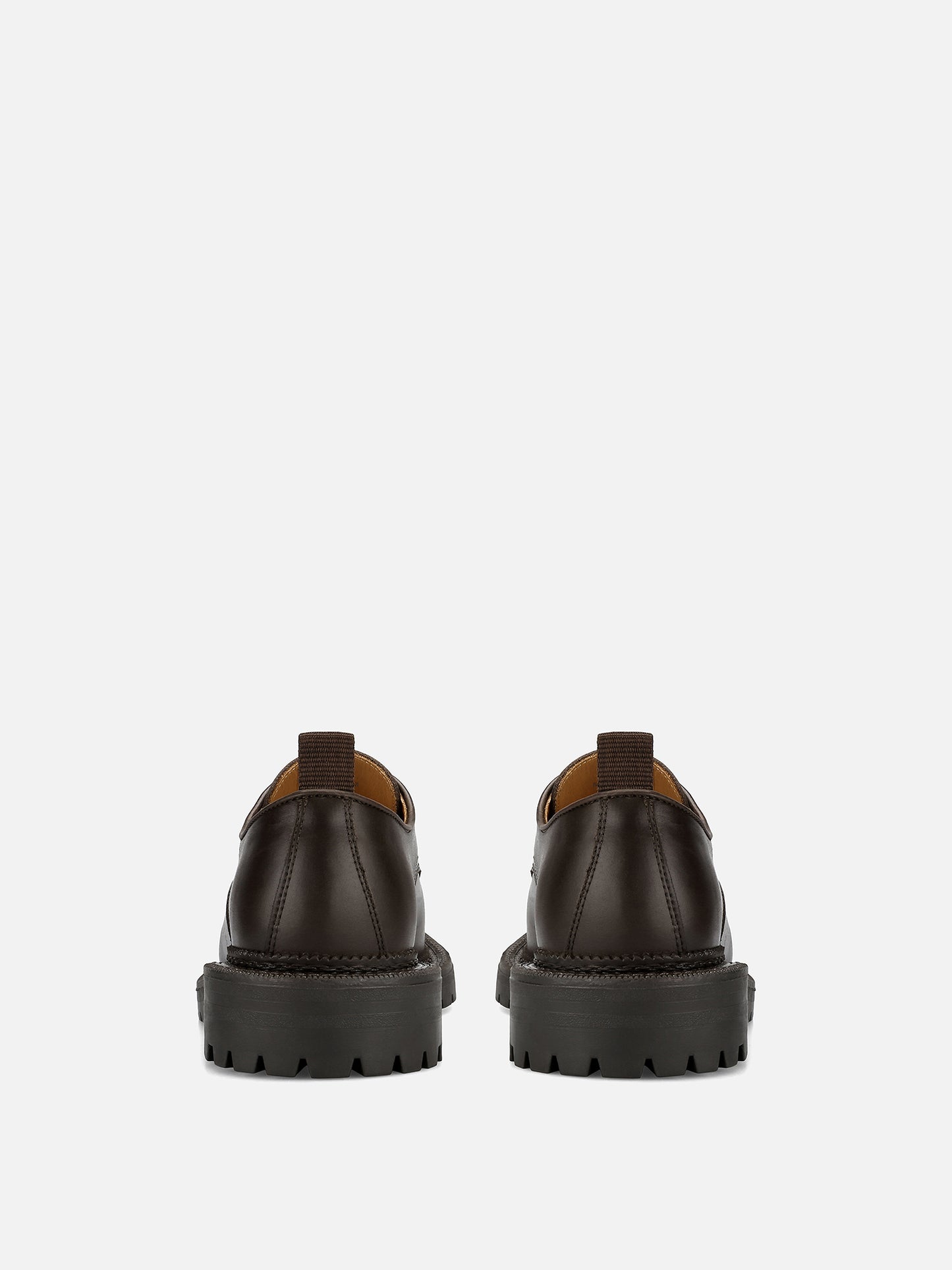 BRISTOL Derby Leather Shoes - Brown