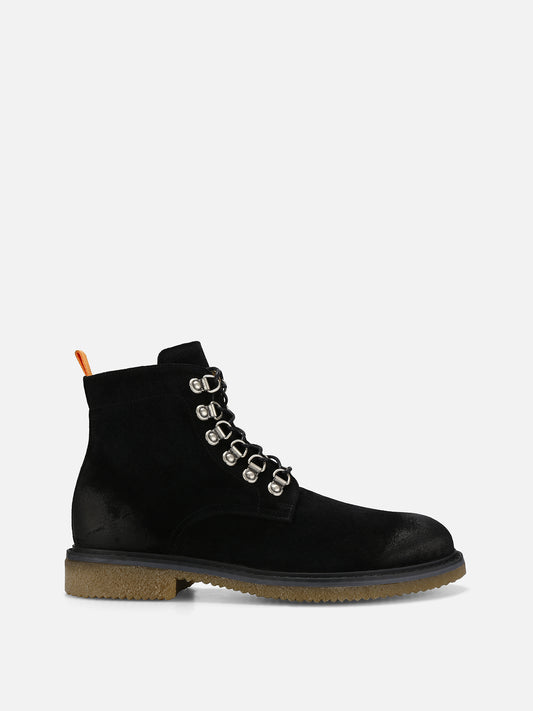 FRAZER Leather Boots - Black