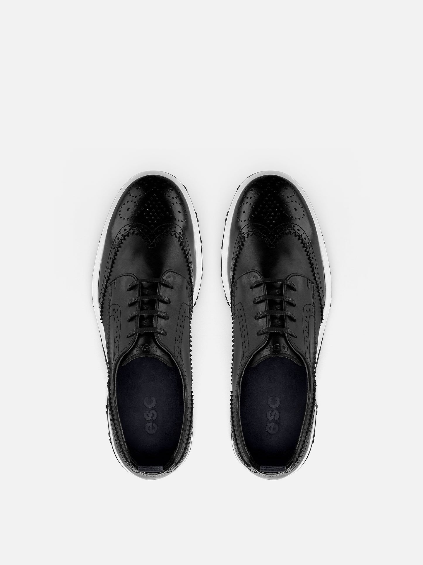 RAVELO Brogue Suede Shoes - Black