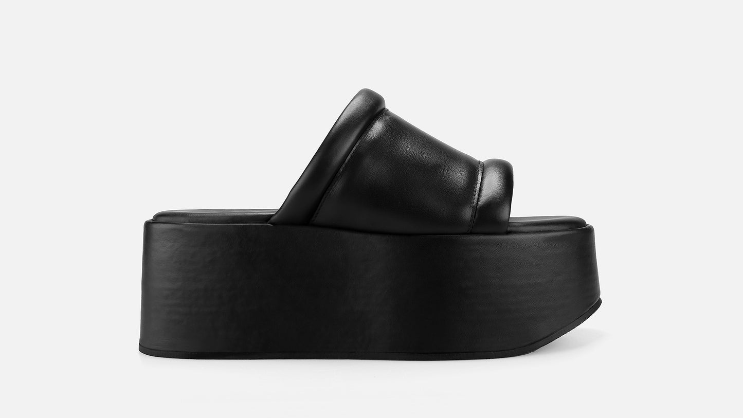 CAPRERA Plataform Sandals - Black