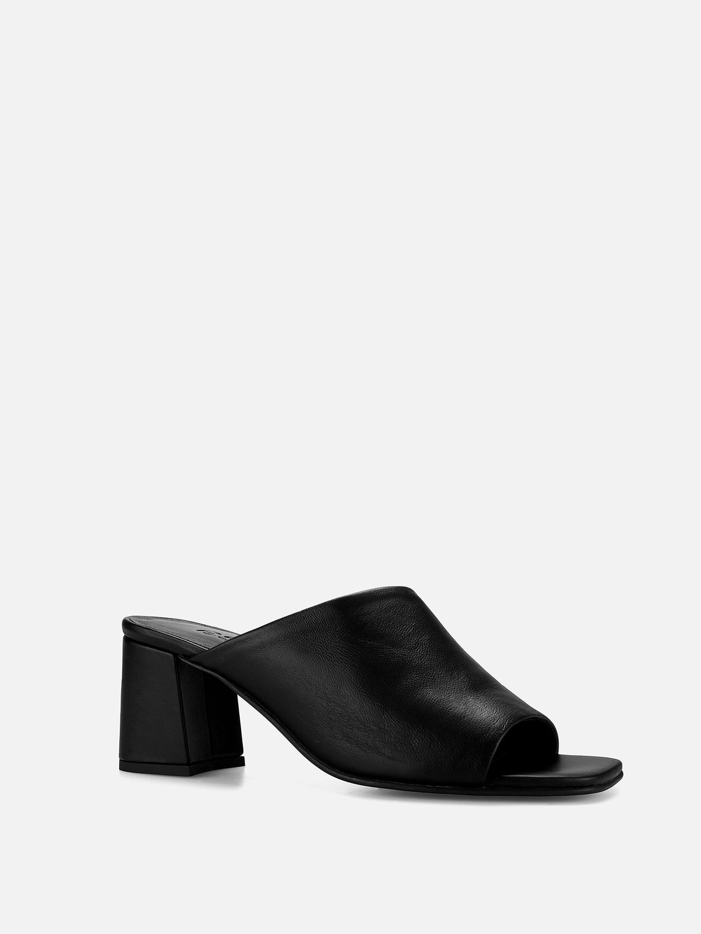 SCHIFFER Leather Sandals - Black