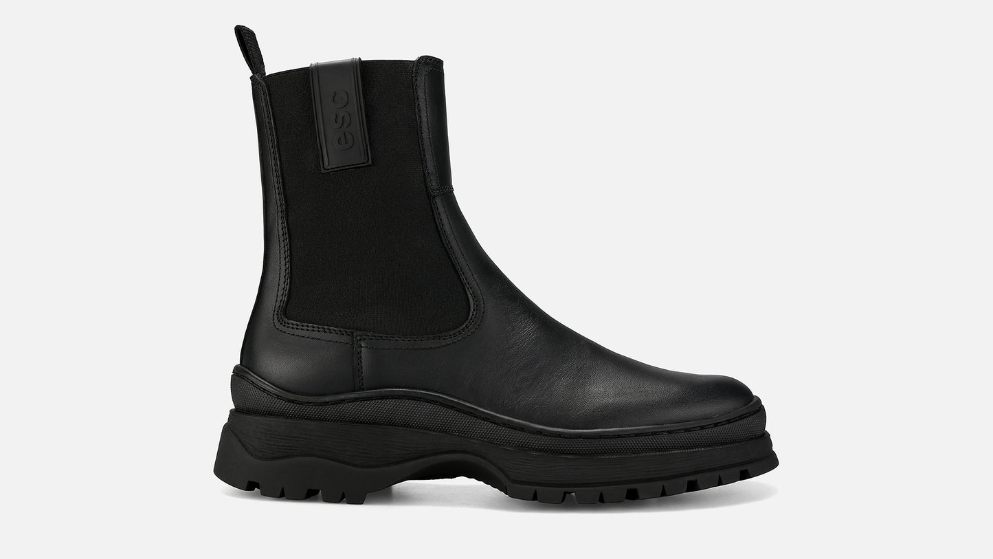 SAPO Chelsea Chunky Boots - Black