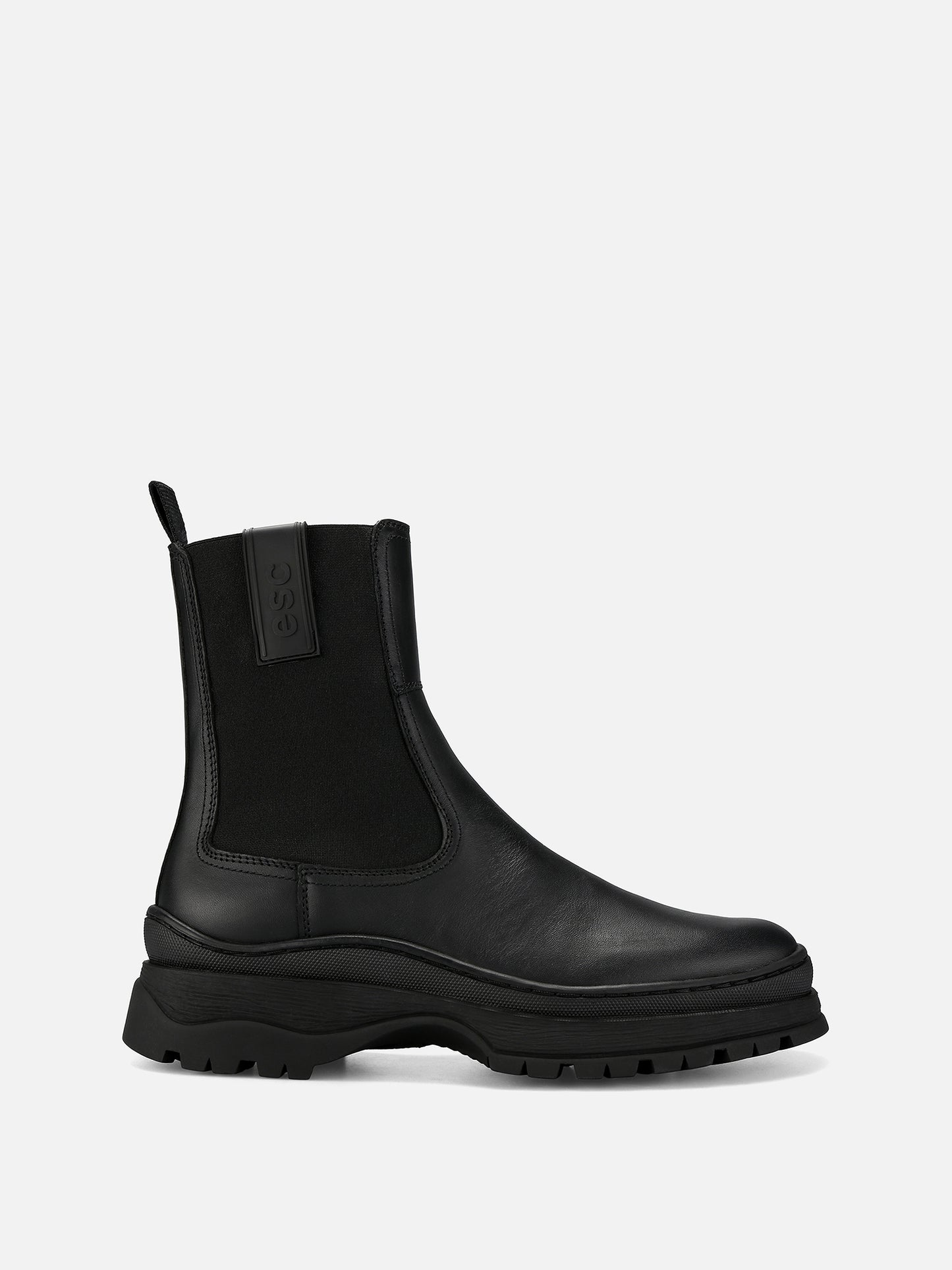 SAPO Chelsea Chunky Boots - Black