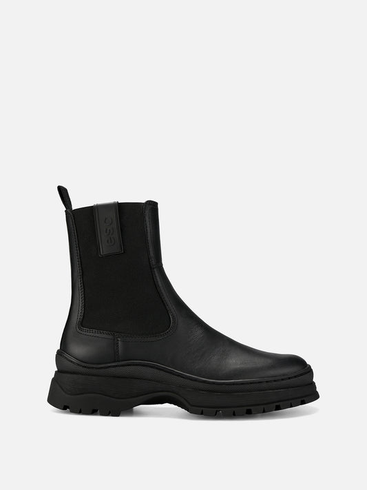 SAPO Chelsea Chunky Boots - Black