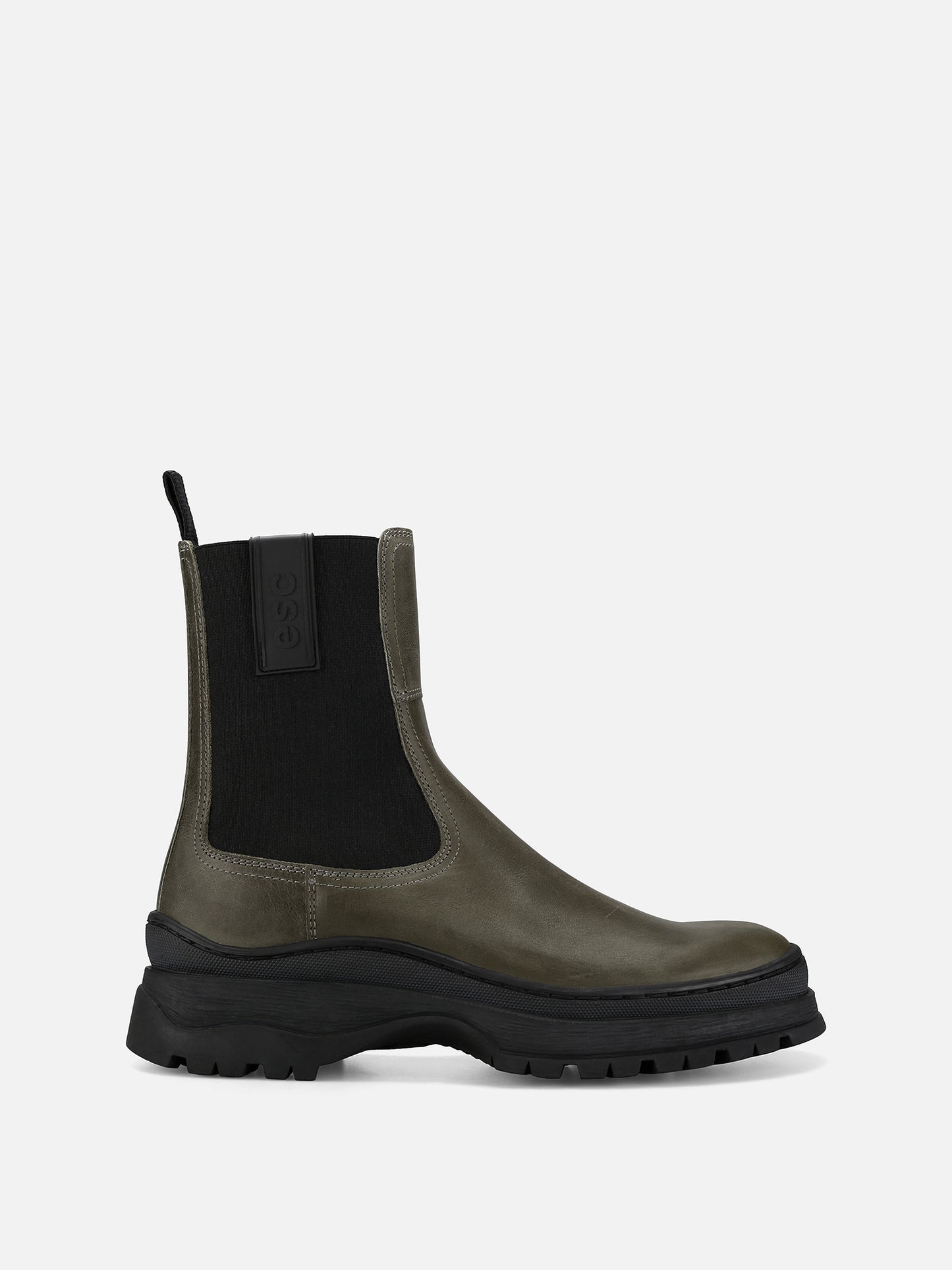 SAPO Chelsea Chunky Boots - Green