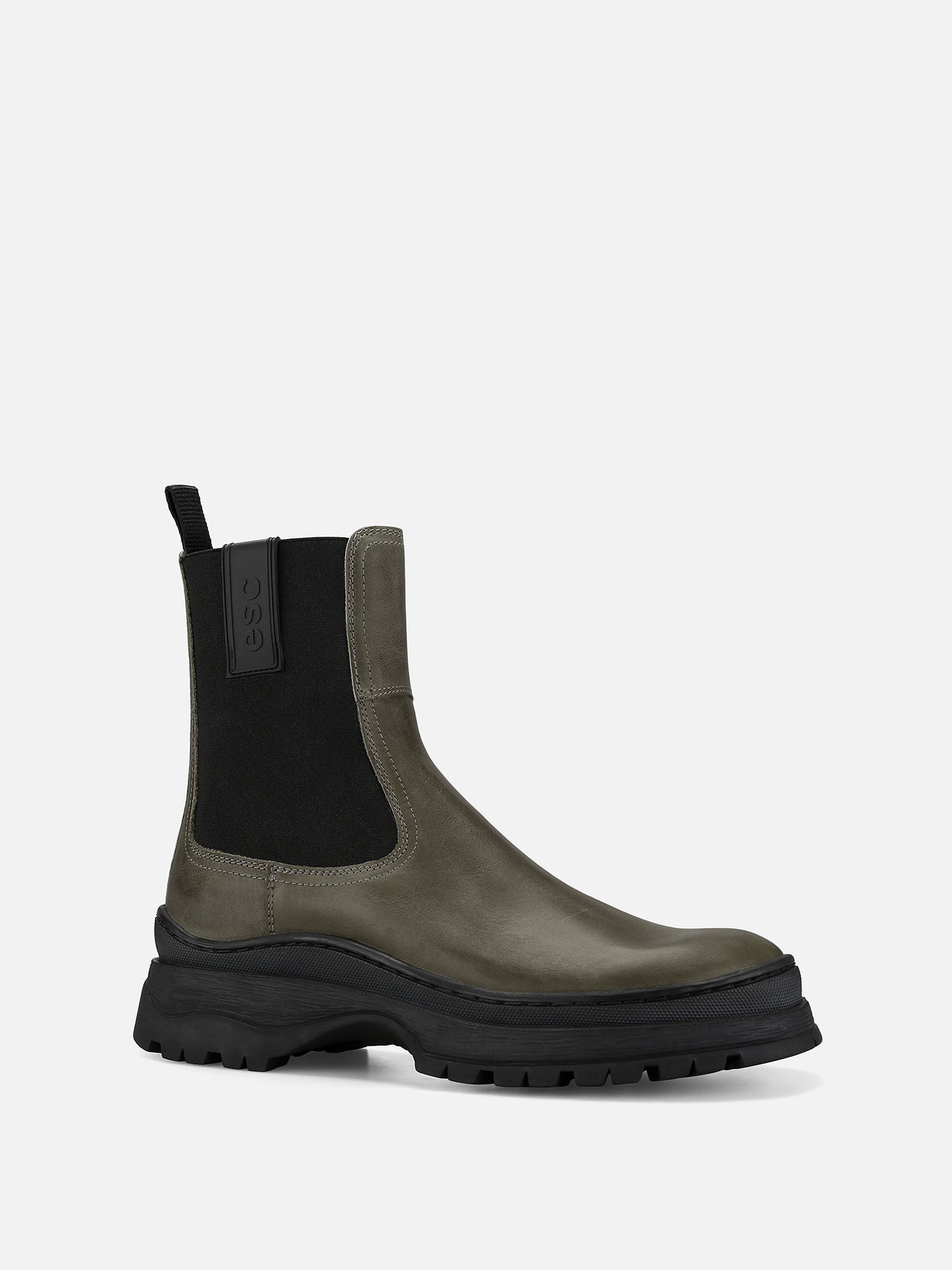 SAPO Chelsea Chunky Boots - Green