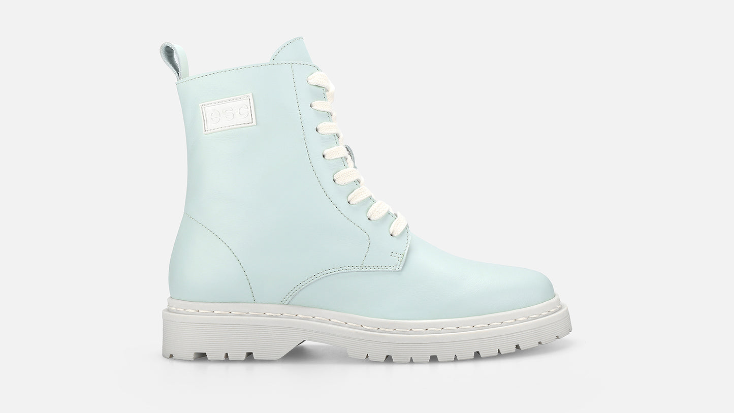 SATURN Leather Boots - Blue