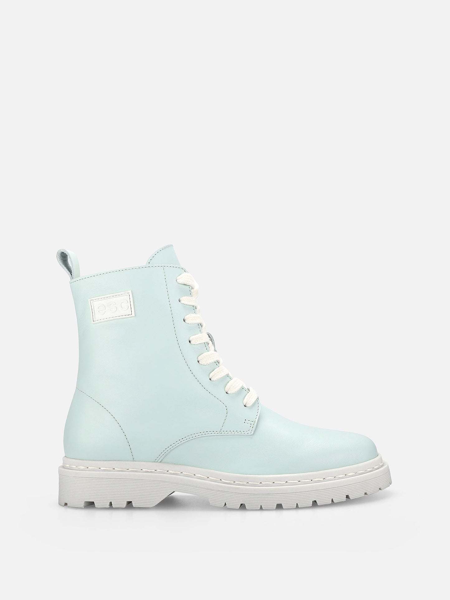 SATURN Leather Boots - Blue