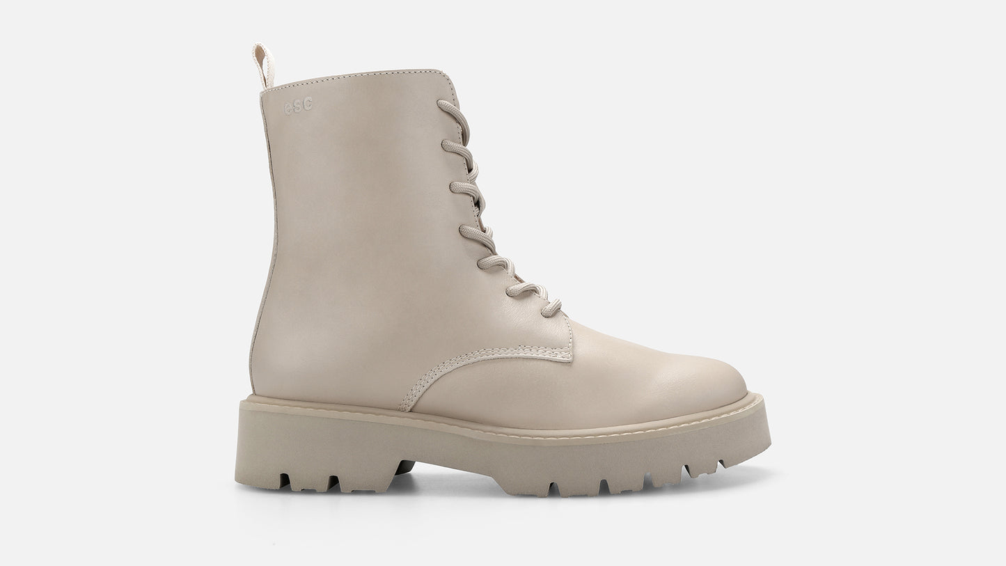 MOLAR Leather Boots - Beige