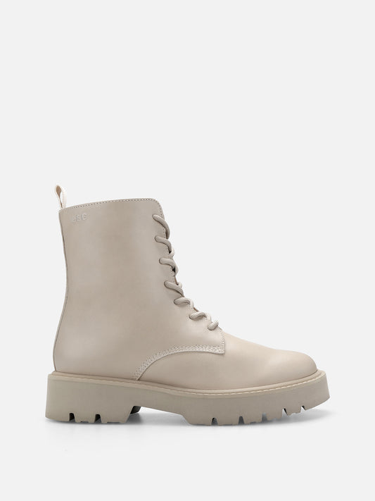 MOLAR Leather Boots - Beige