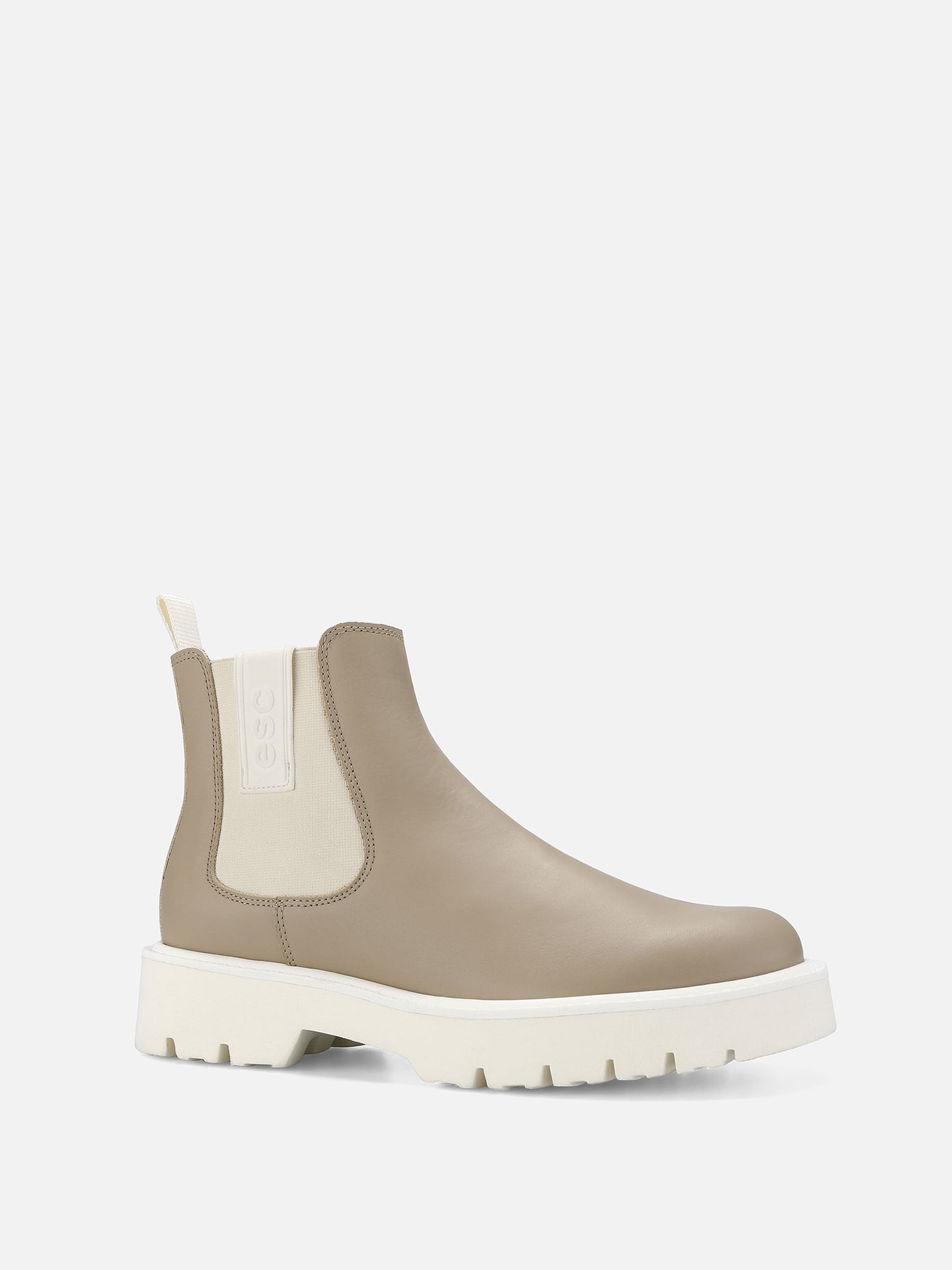 BOLINA Leather Boots - Beige