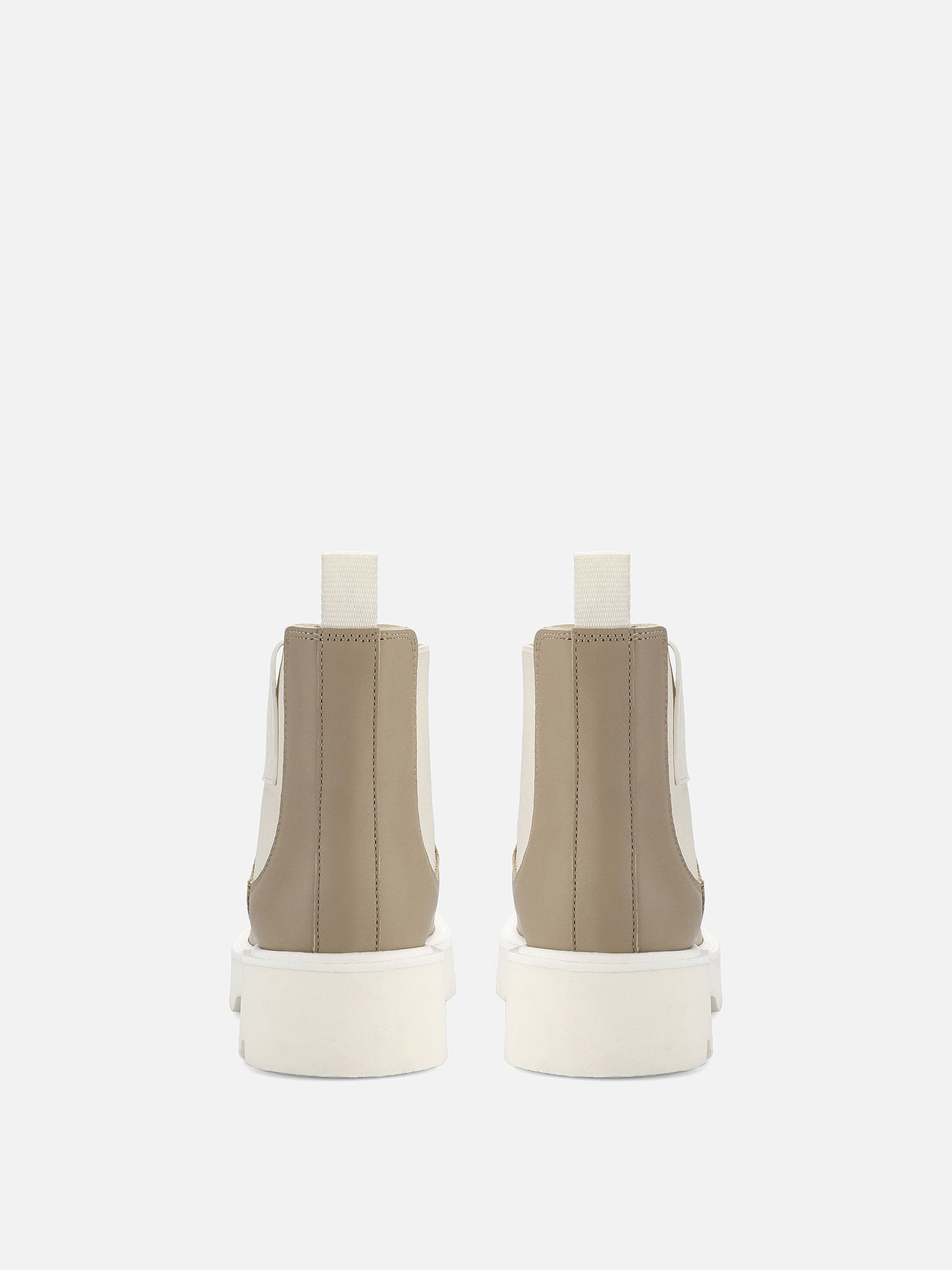 BOLINA Leather Boots - Beige