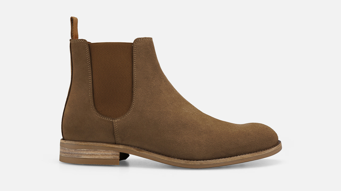 ACRA Suede Boots - Cognac