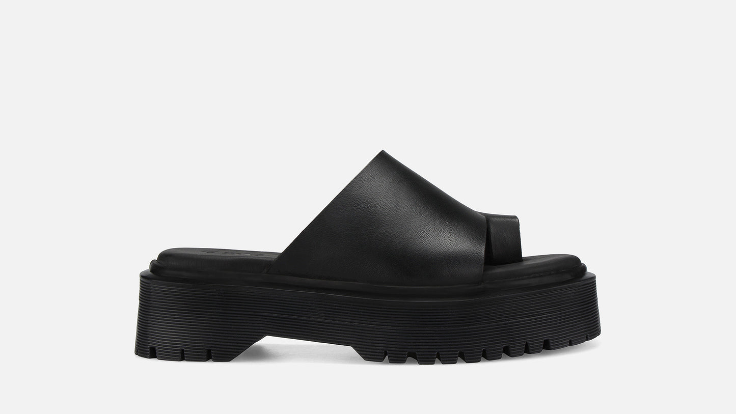 JOY Platform Sandals - Black