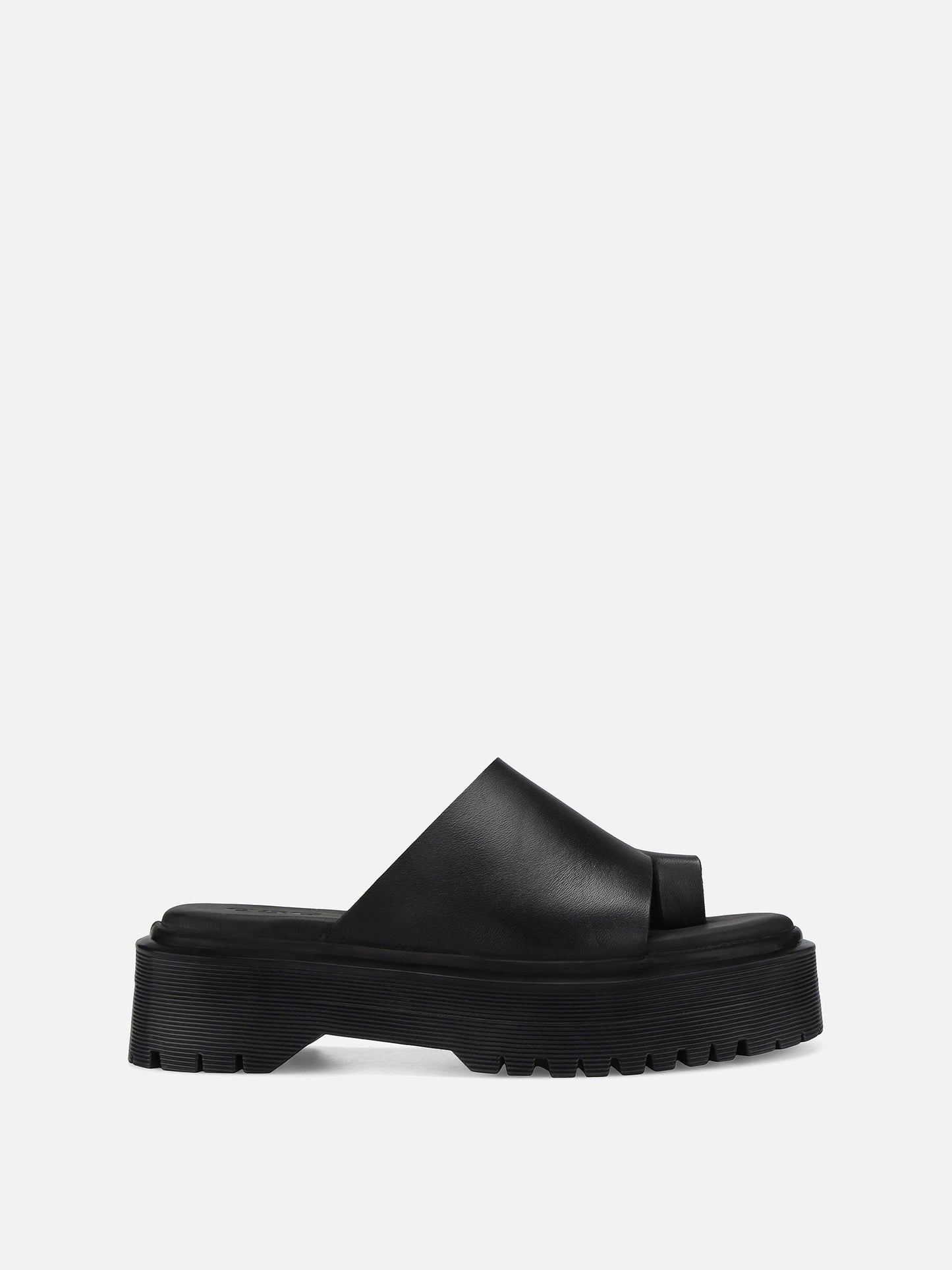 JOY Platform Sandals - Black