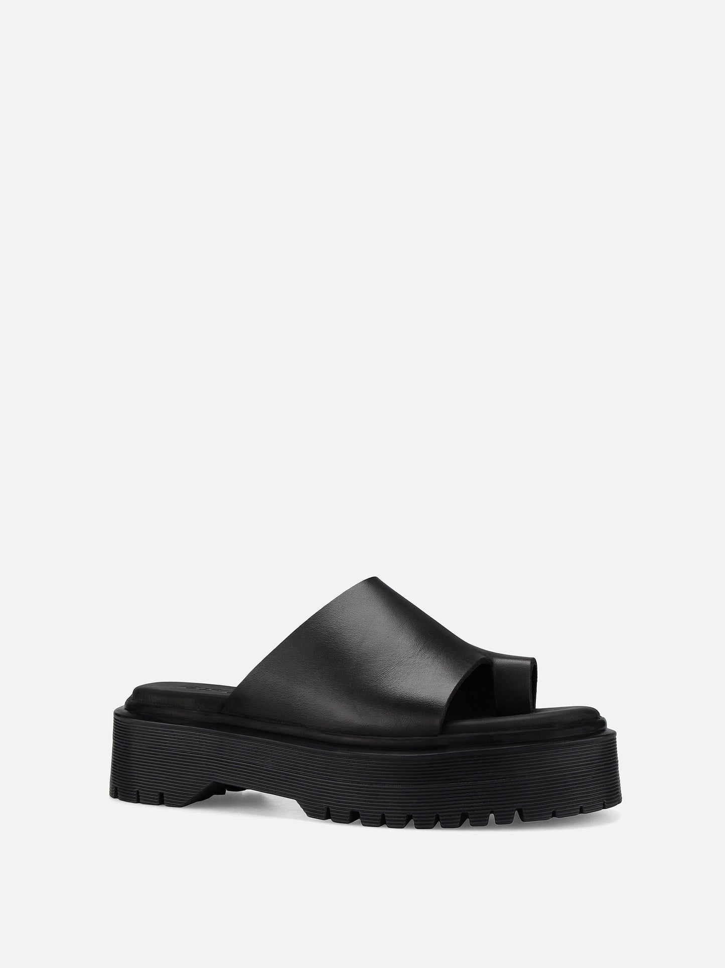 JOY Platform Sandals - Black