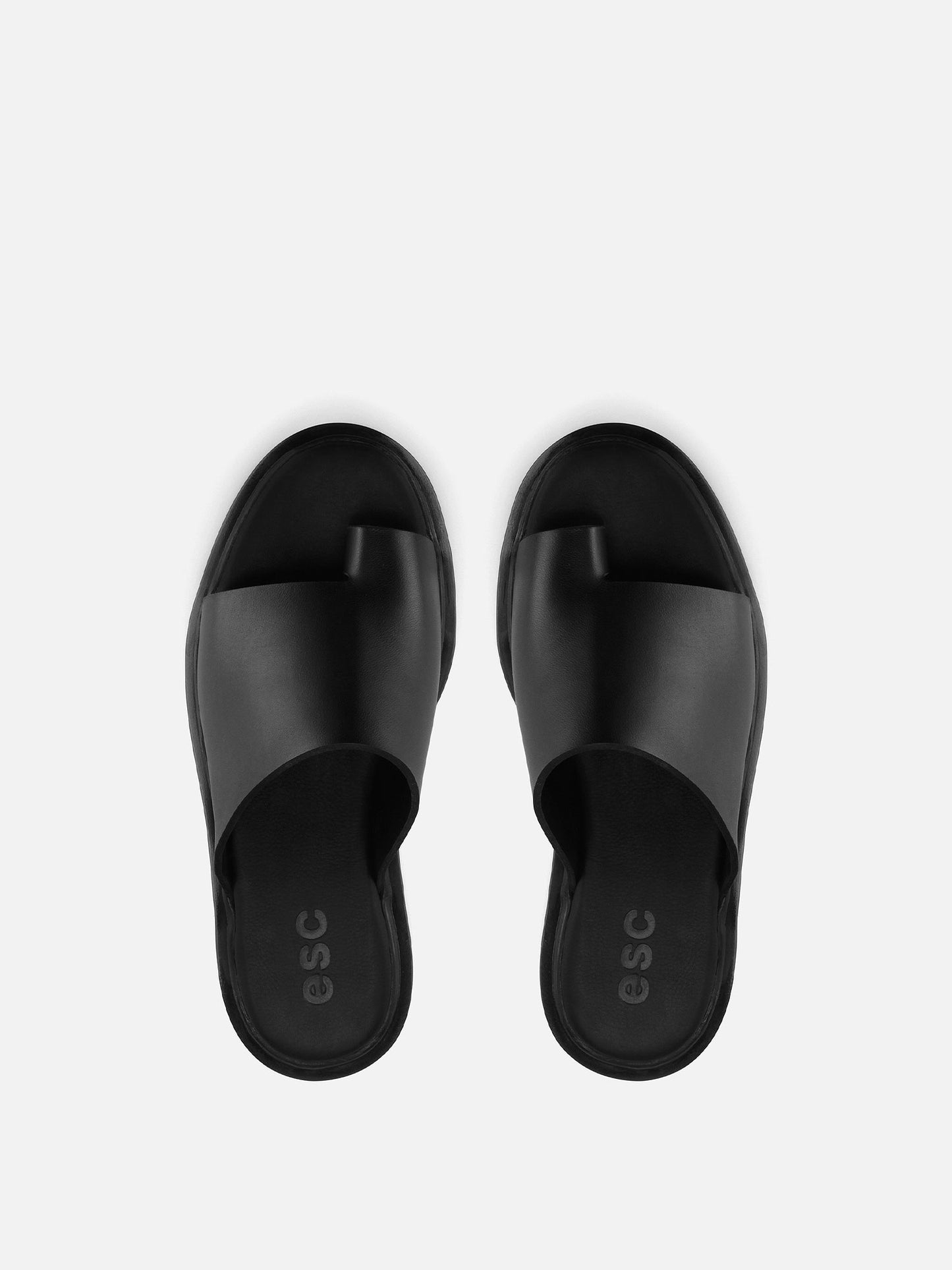 JOY Platform Sandals - Black