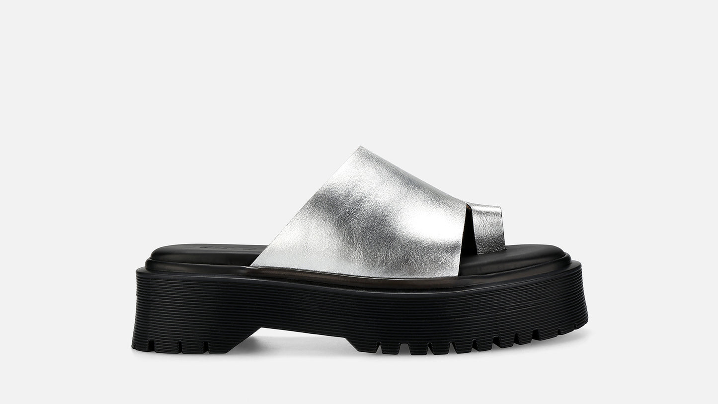 JOY Plataform Sandals - Silver