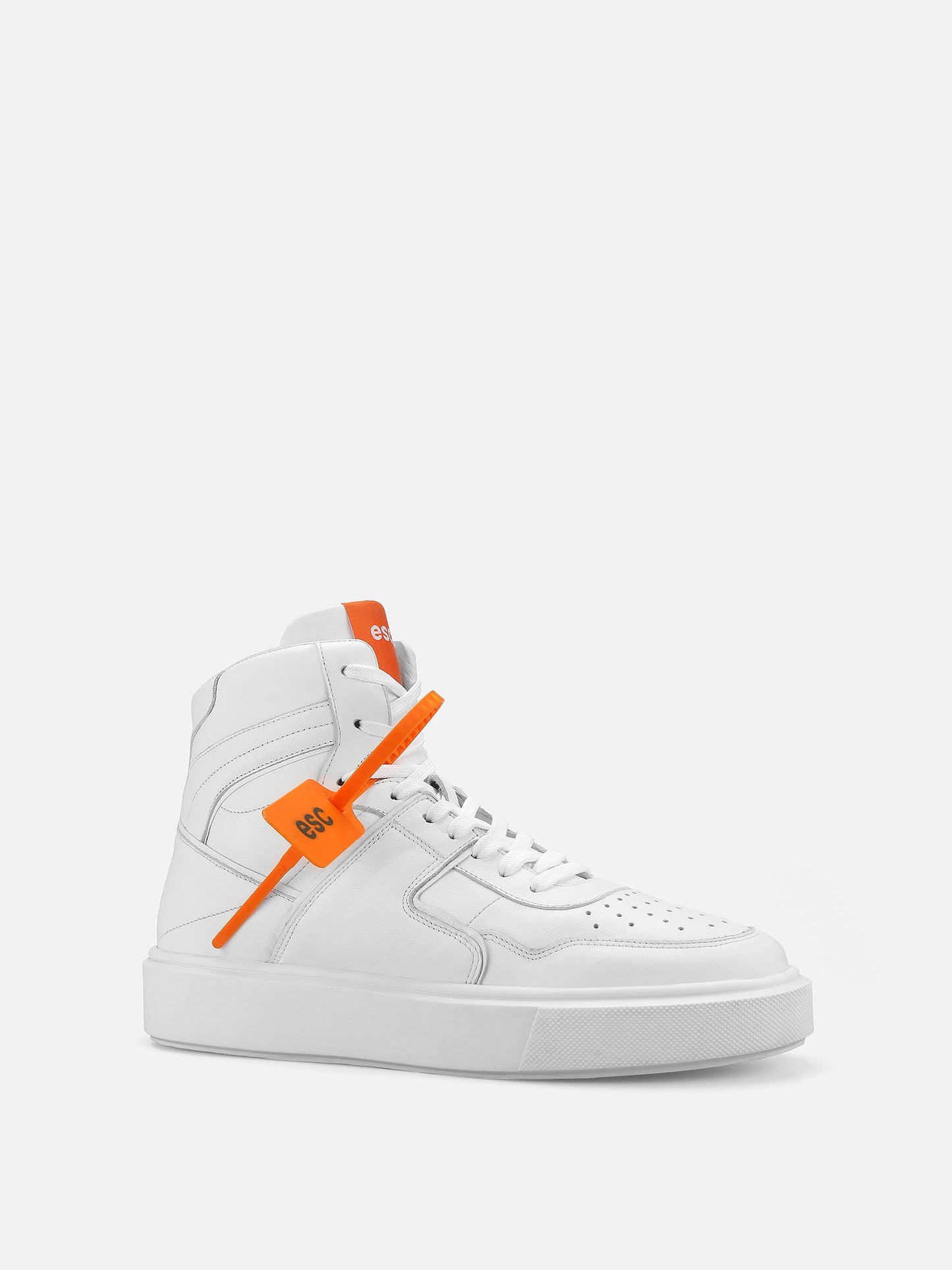 BRYANT Leather Retro Sneakers - White